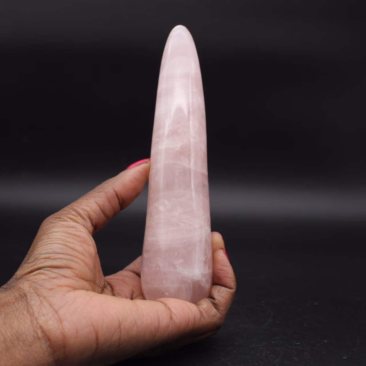 Bâton en quartz rose