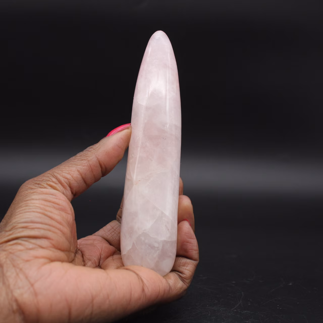 Bâton en quartz rose