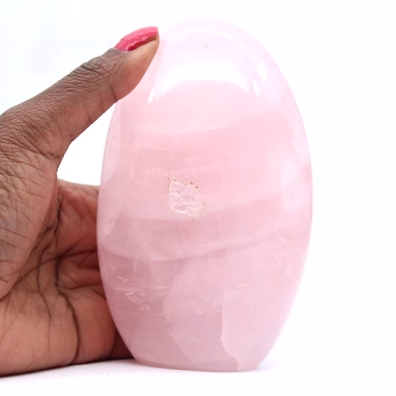 Quartz rose forme libre
