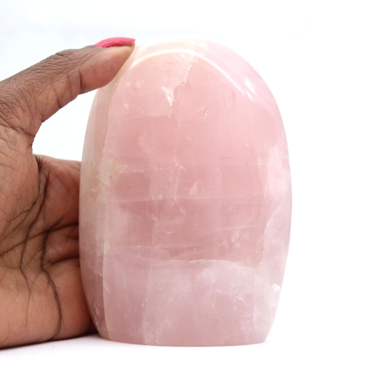 Quartz rose ornemental naturel