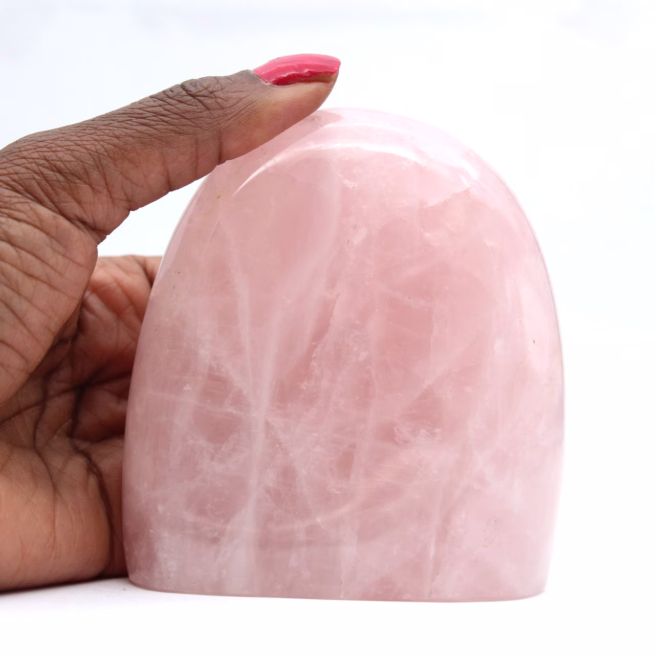Quartz rose ornemental