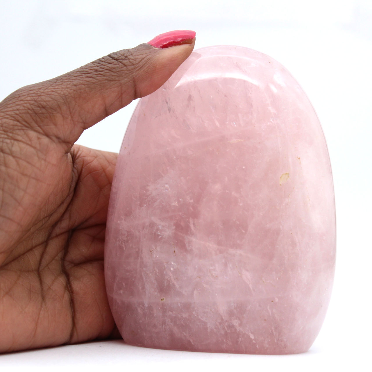 Quartz rose naturel de collection