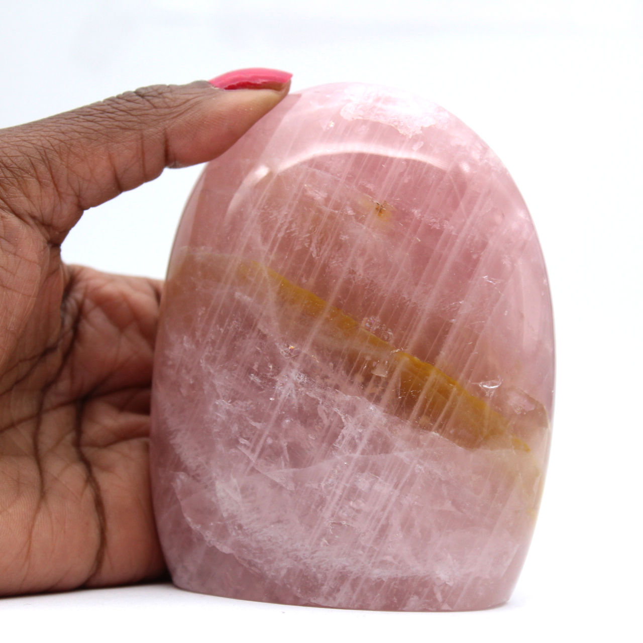 Quartz rose de madagascar