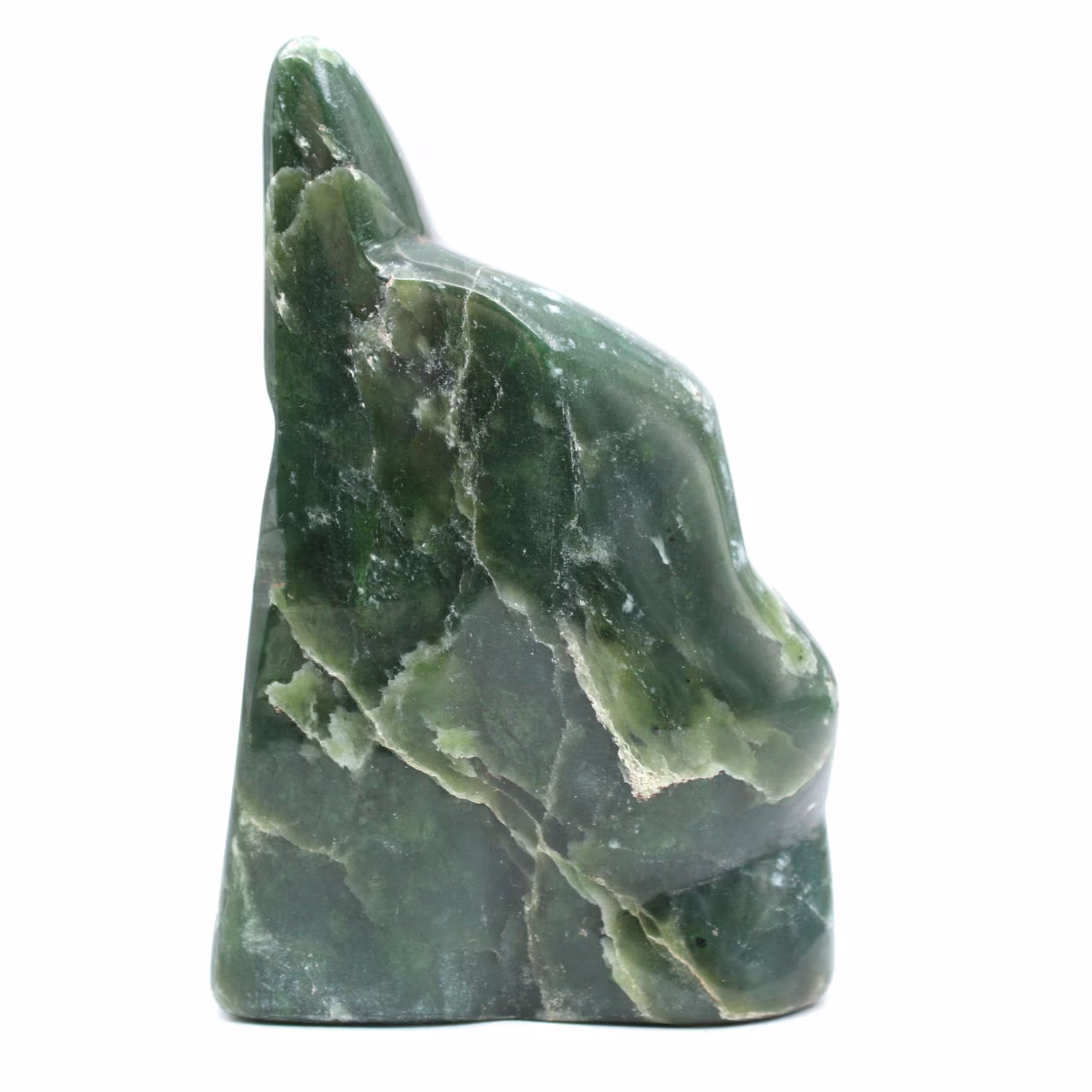 Jade néphrite roche polie