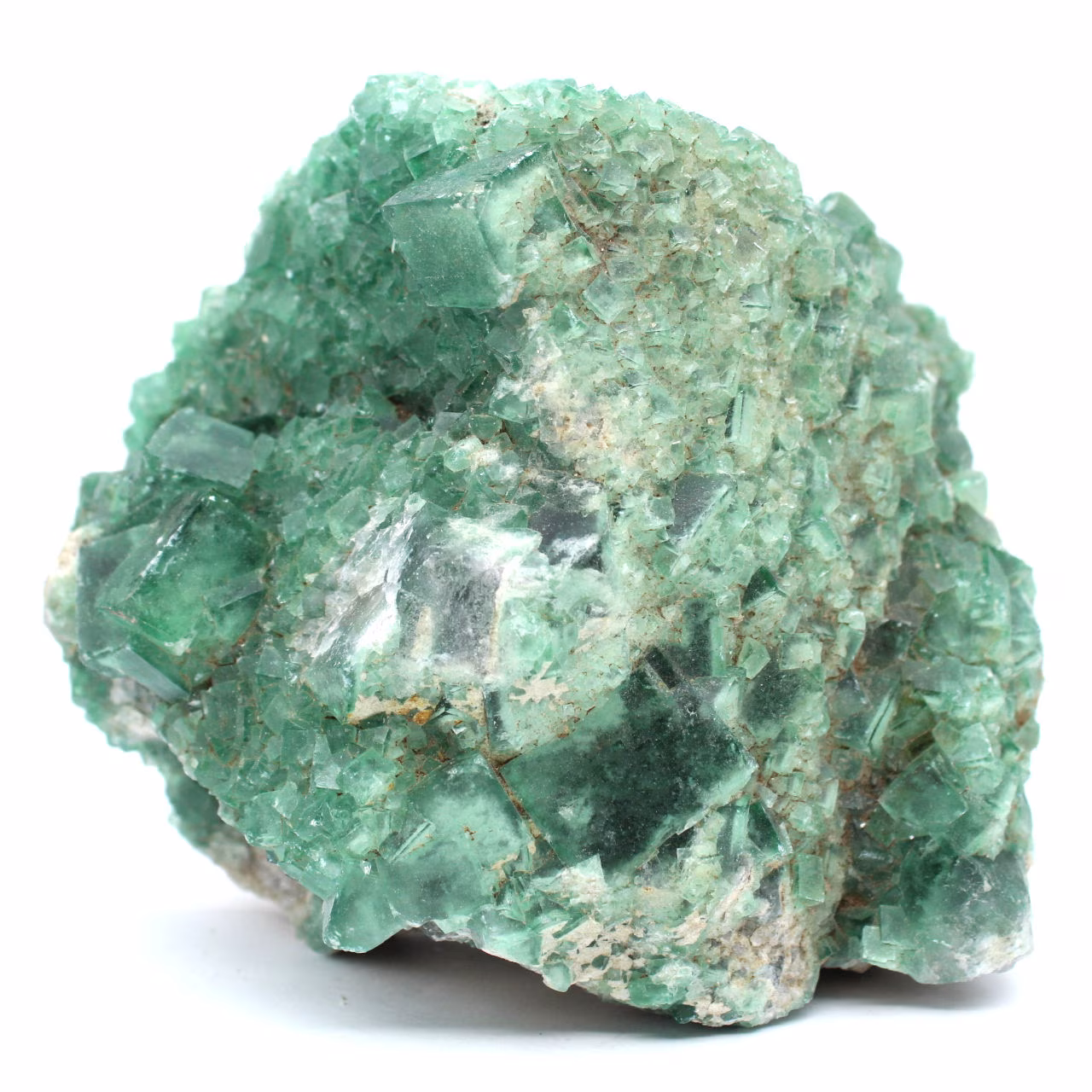 Cristallisation cubique de fluorite de madagascar