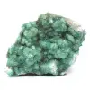 Fluorite brute verte en cristaux sur gangue - 0