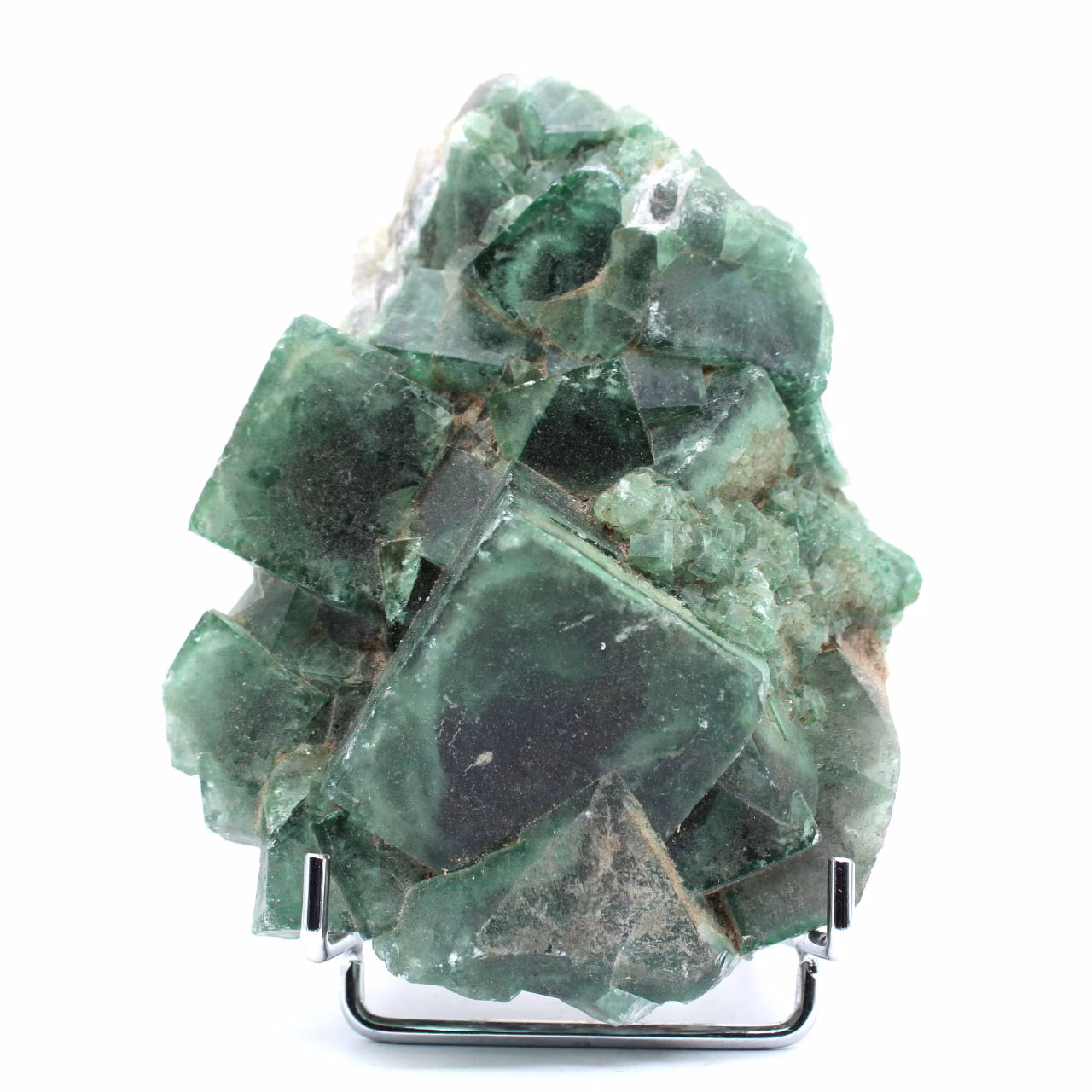Fluorite de madagascar sur gangue