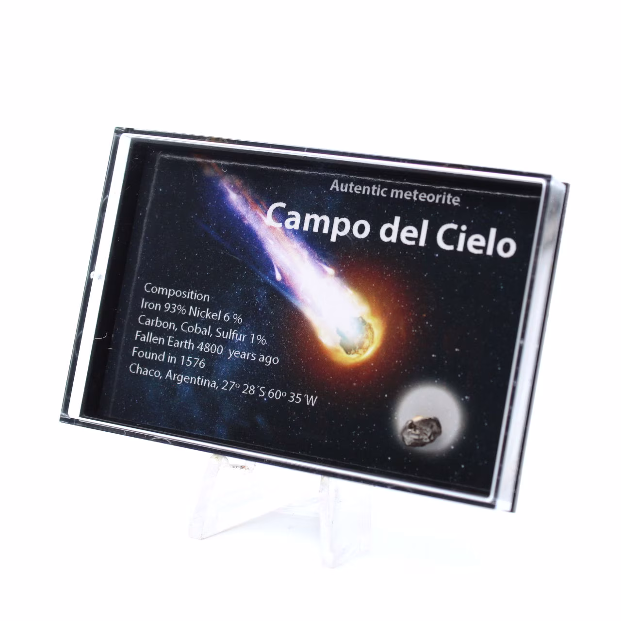 Fragment de météorite Campo del Cielo