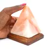 Lampe pyramidale en sel rose de l’Himalaya - 2