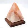 Lampe pyramidale en sel rose de l’Himalaya - 4