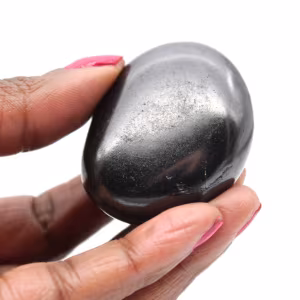 Shungite polie en Galet - Origine Russie 50g