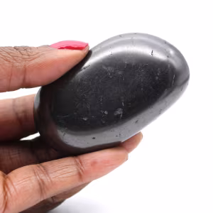 Shungite polie - Galet naturel de Russie 85g