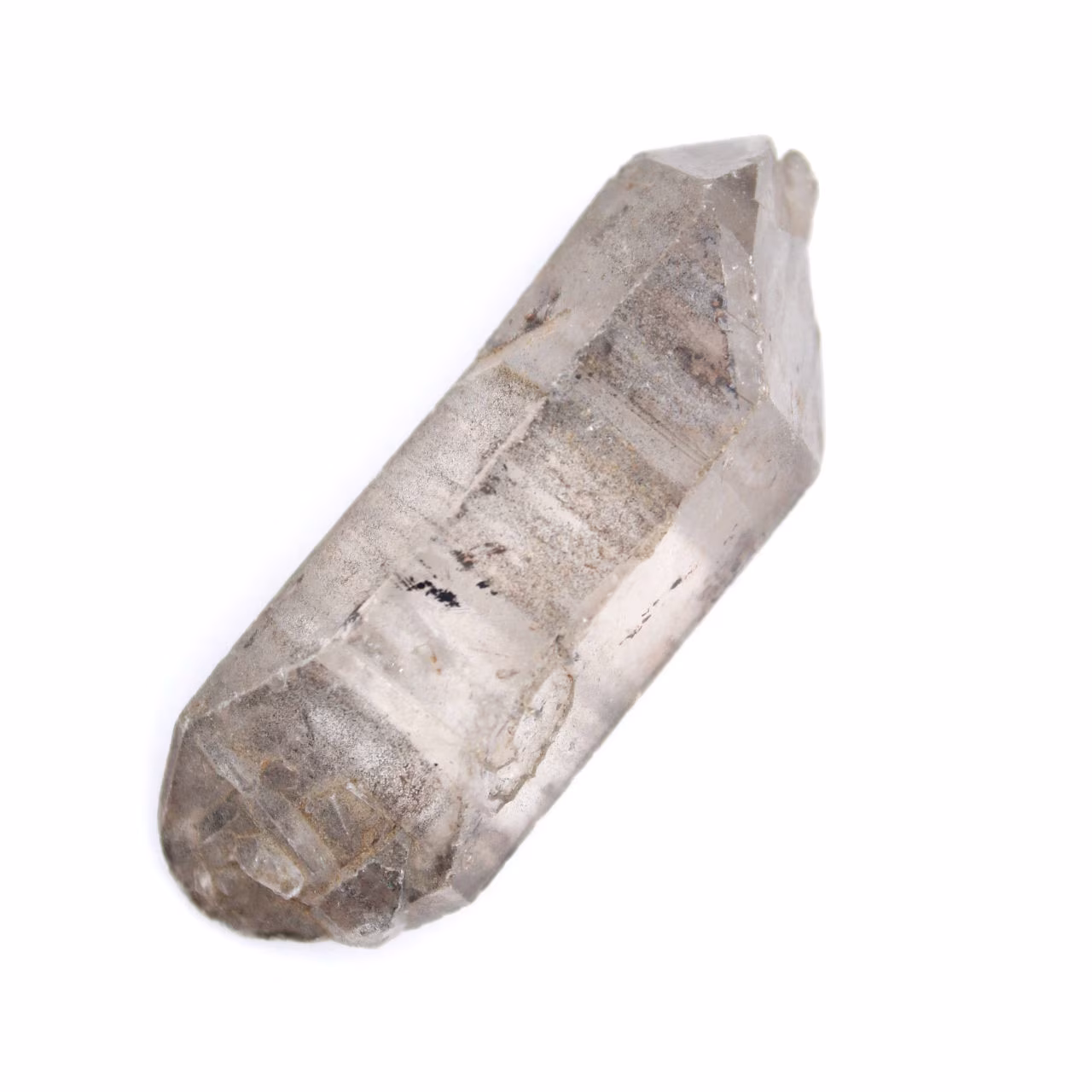 Quartz bi-terminé naturel de Madagascar