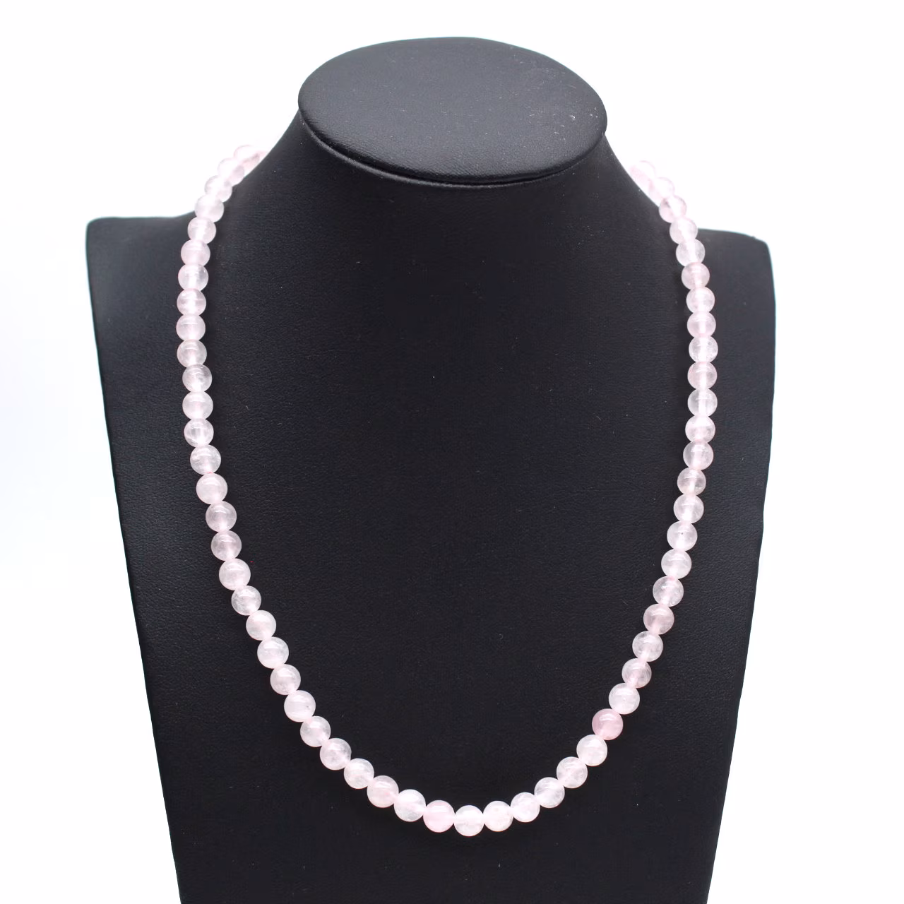 Collier en quartz rose