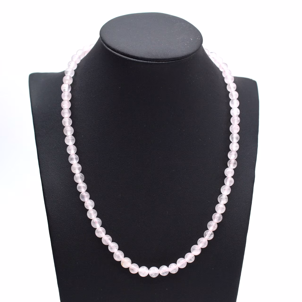 Collier en quartz rose