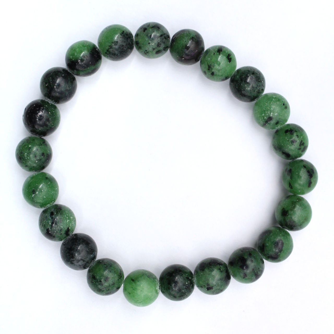 Bracelet zoisïte à rubis
