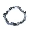 Bracelet obsidienne neige - 0