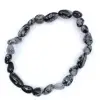 Bracelet obsidienne neige - 2