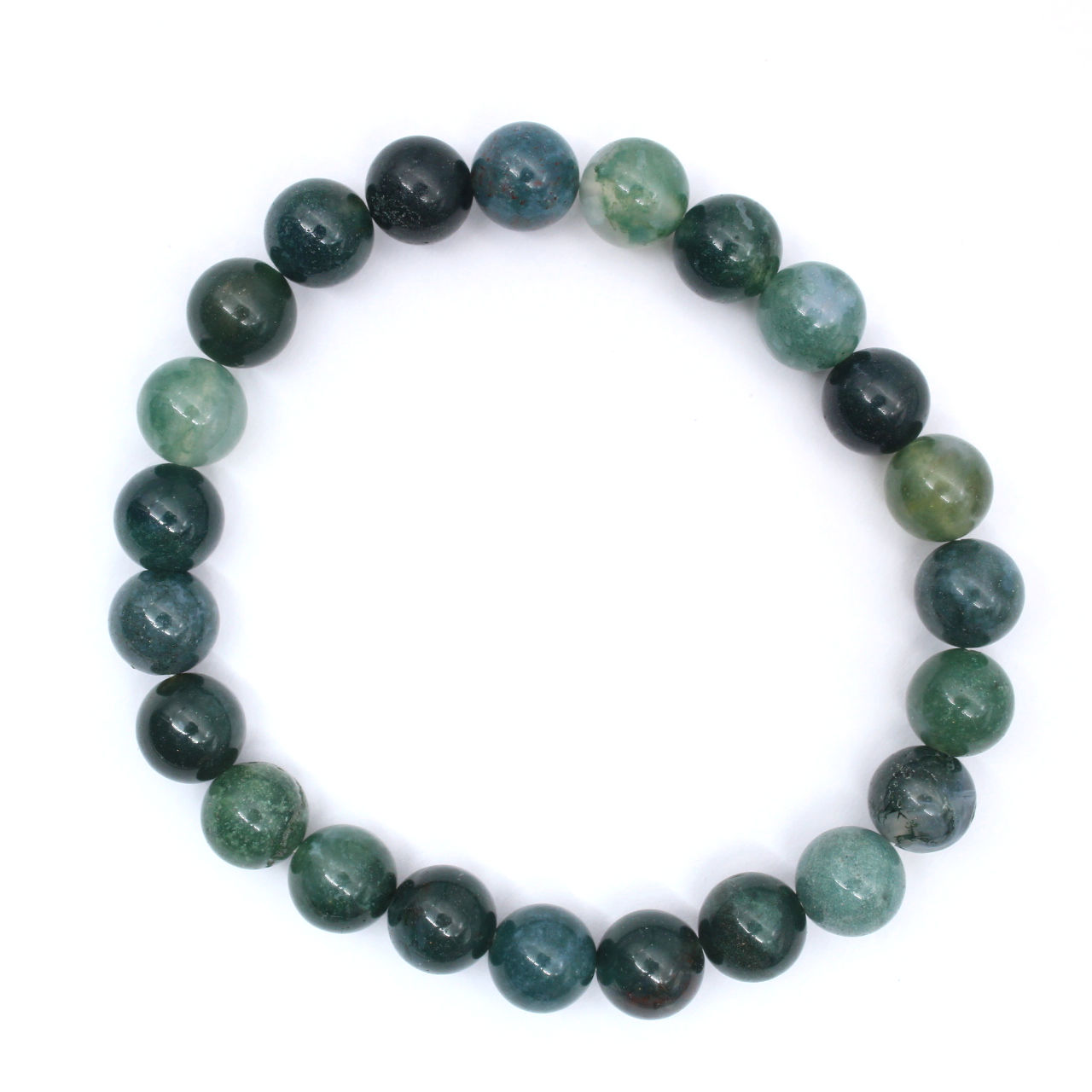 Bracelet agate mousse