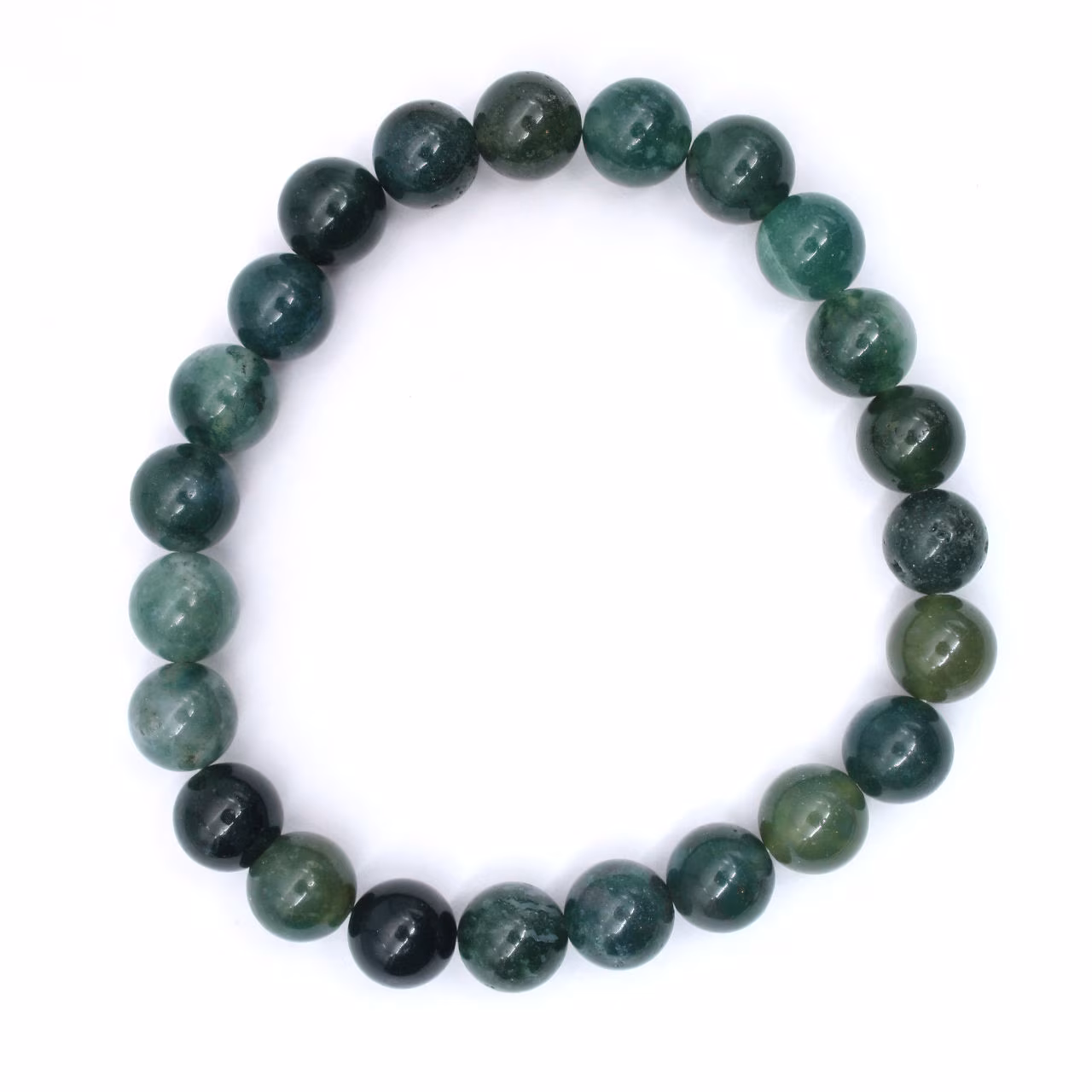 Bracelet agate mousse