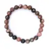 Bracelet en jaspe multicolore - 0