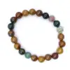 Bracelet en jaspe multicolore - 0