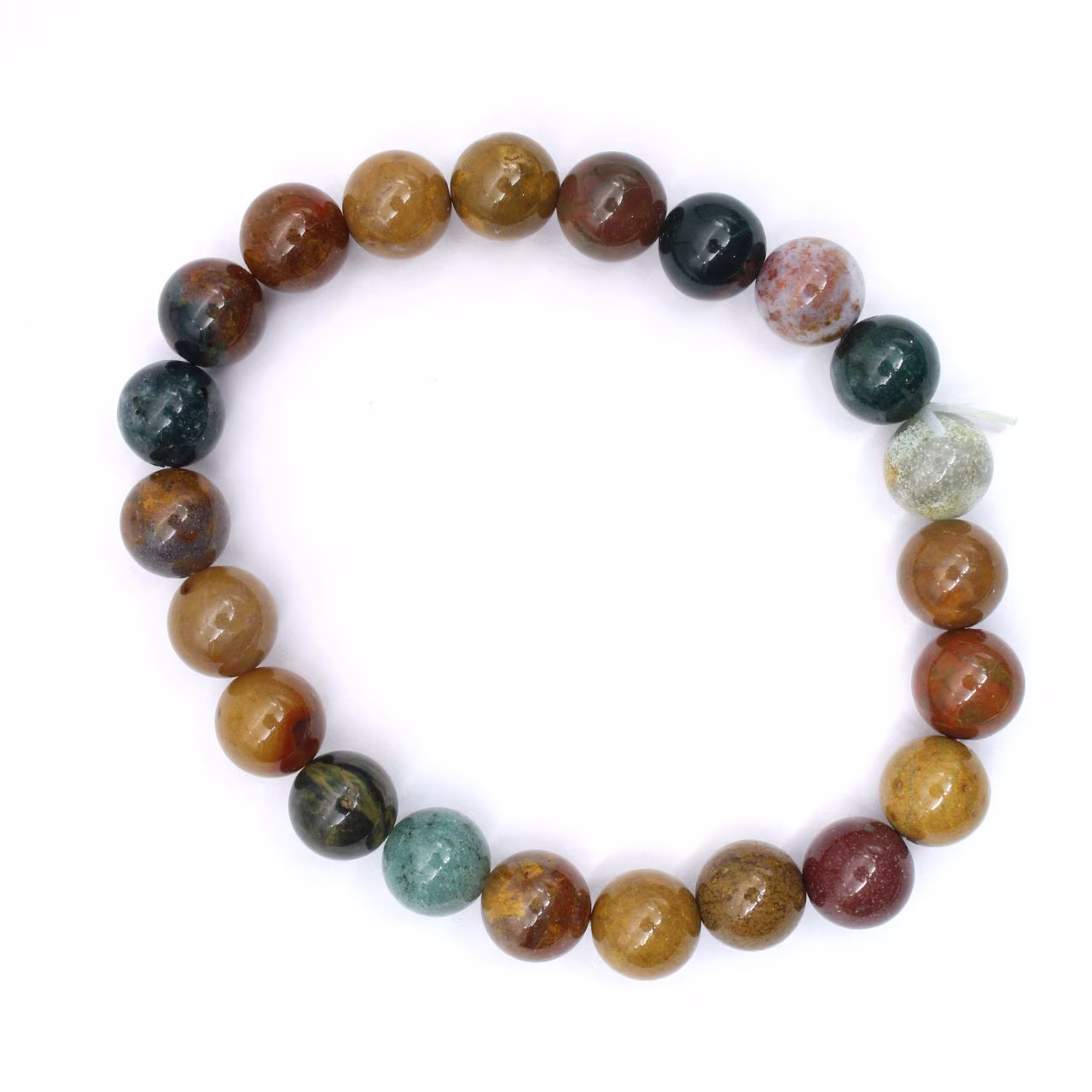 Bracelet en jaspe multicolore