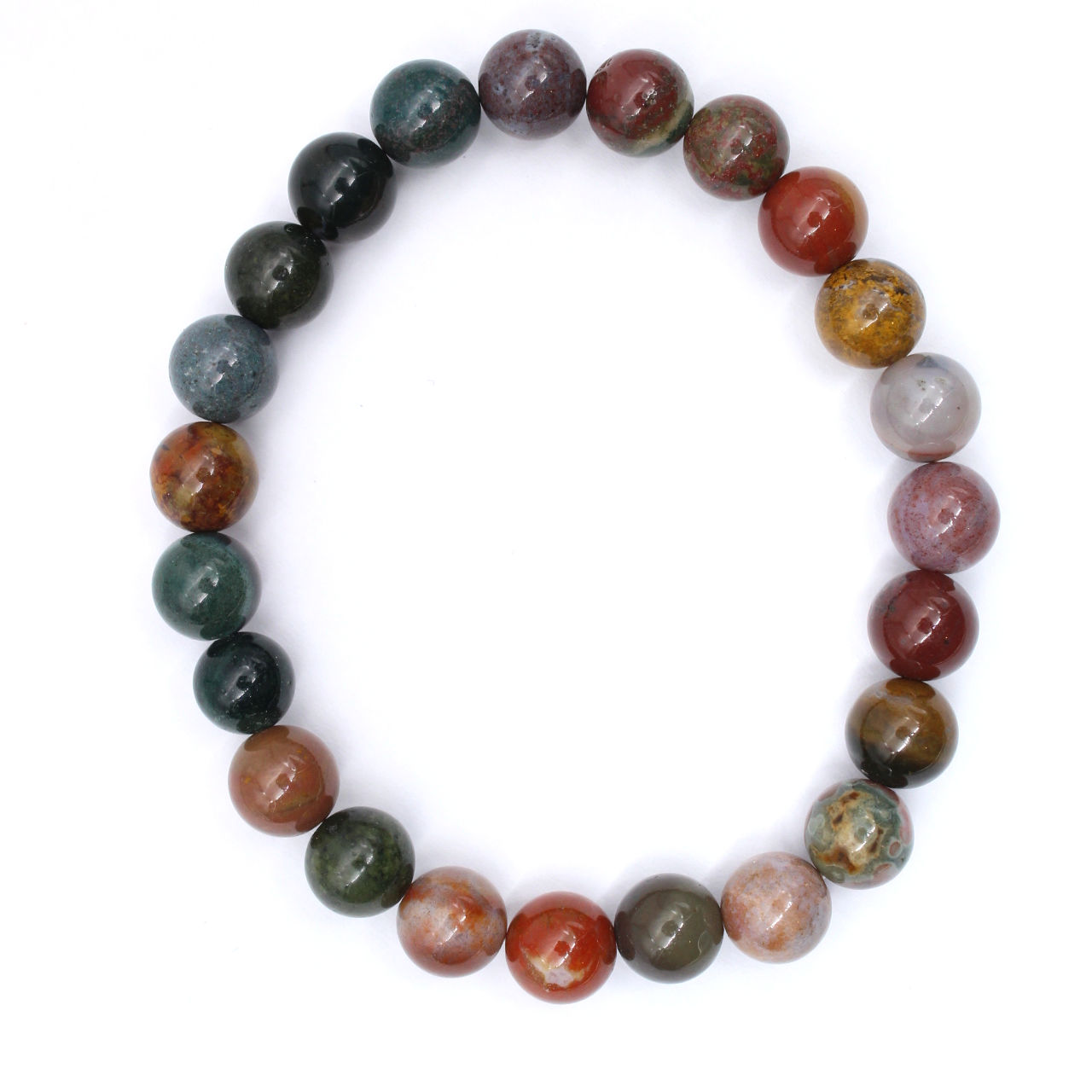Bracelet en jaspe multicolore