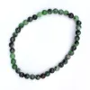 Bracelet en zoïsite à rubis - 0