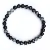 Bracelet obsidienne neige - 0