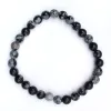 Bracelet obsidienne neige - 0