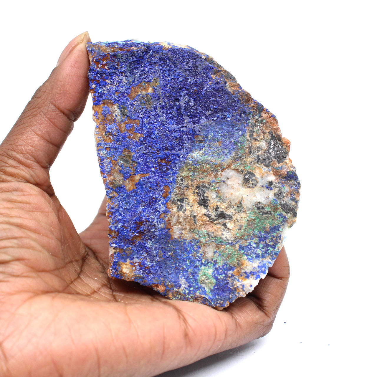 Azurite et galène