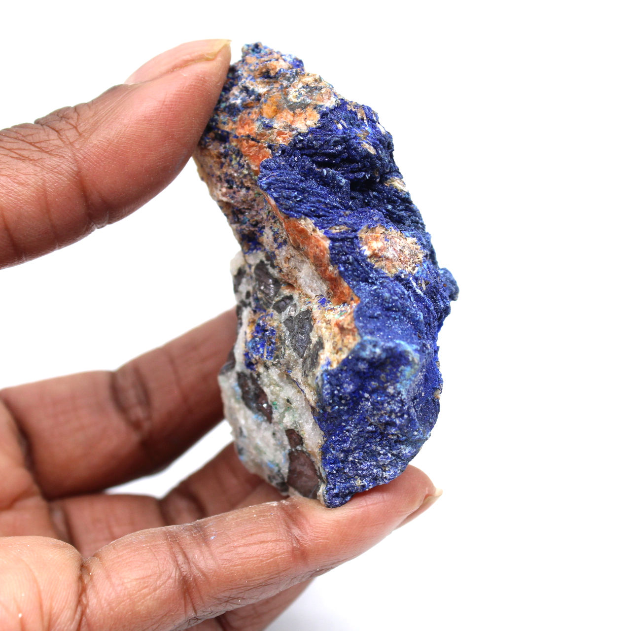 Azurite et galène