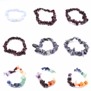 Bracelet en grenat almandin