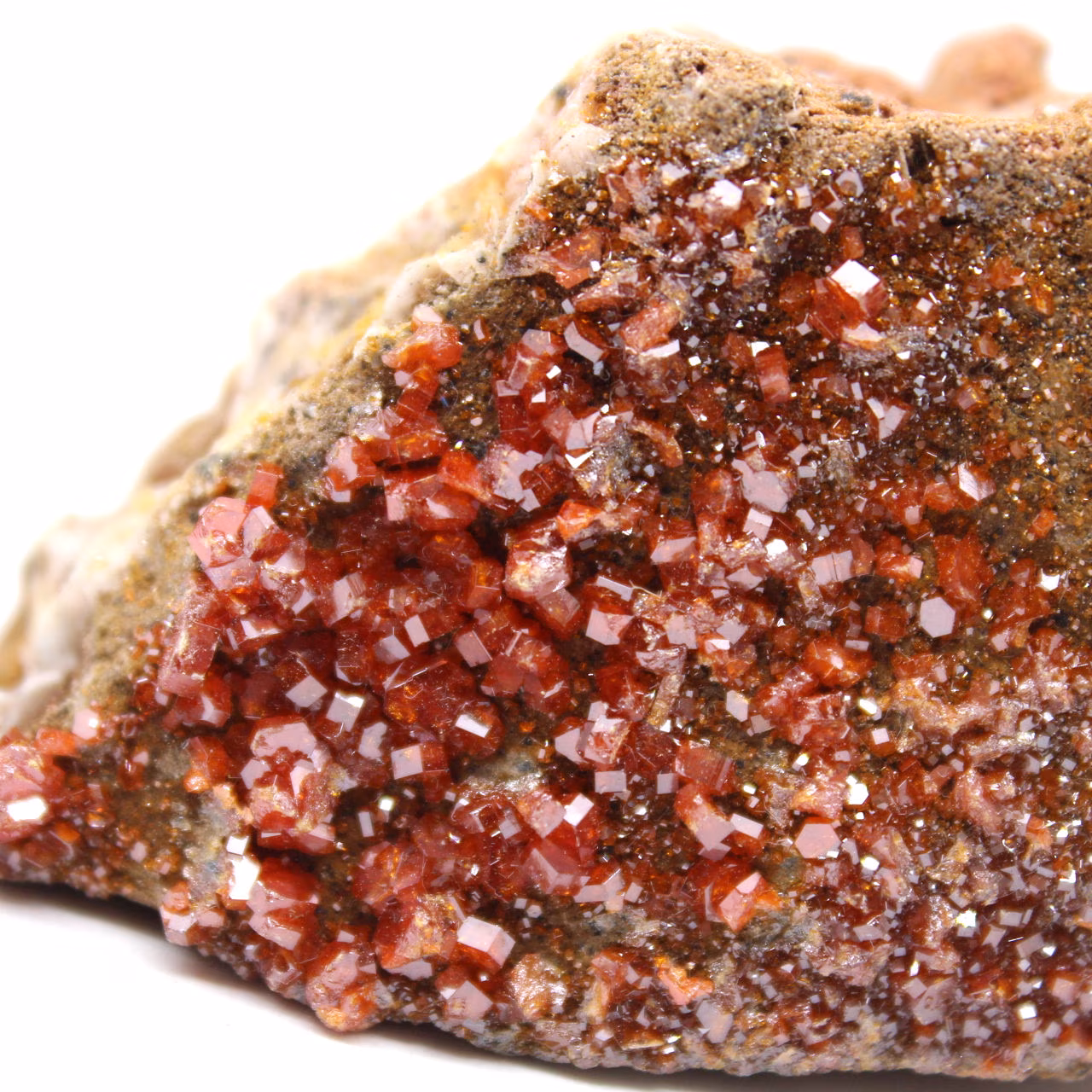 Pierre naturelle de vanadinite