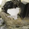 Grands cristaux de pyrite avec calcite - 9