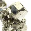 Grands cristaux de pyrite avec calcite - 4