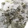 Pyrite sur gangue avec calcite et quartz - 6