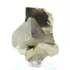 Cristaux naturels de pyrite sur socle - 0