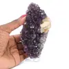 Calcite sur améthyste - 1