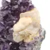 Calcite sur améthyste - 9
