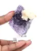 Fleur de calcite sur améthyste - 0