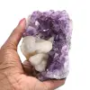 Calcite sur améthyste - 1