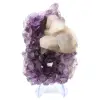 Calcite sur améthyste - 2