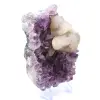 Calcite sur améthyste - 3