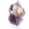 Calcite sur améthyste - 5