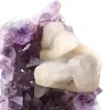 Calcite sur améthyste - 8