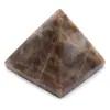 Pyramide en pierre de microcline de Madagascar - 0