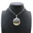 Pendentif rond jaspe imprimé