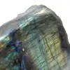 Roche une face polie en labradorite - 6